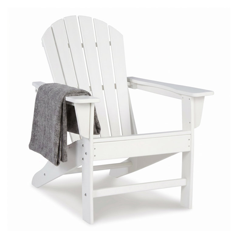 Chaise Adirondack pliante Emory, Blanc