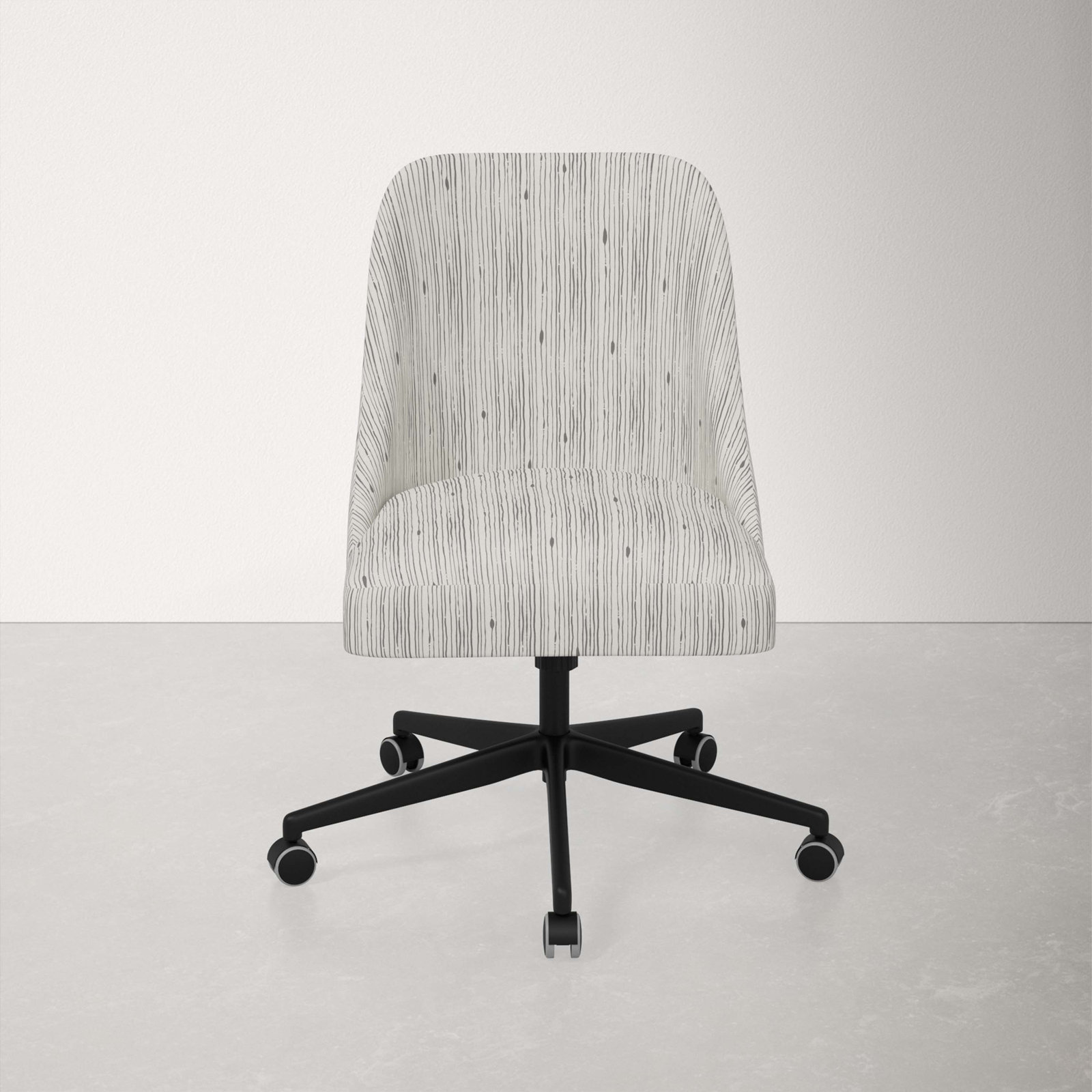 Manda Office Task Chair, Shibori Stripe Grey