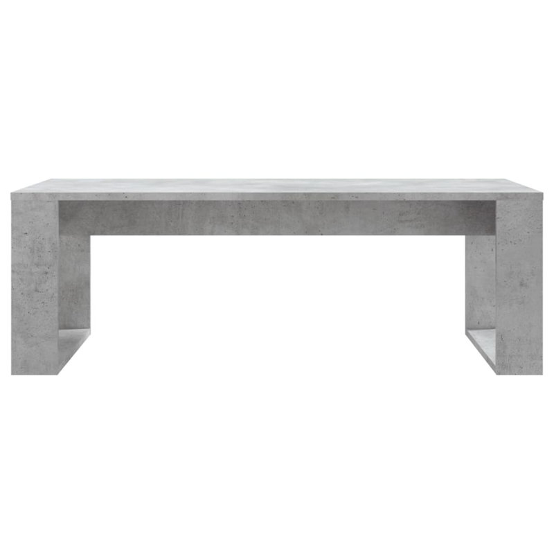 Ocia Sled Coffee Table, Concrete Grey