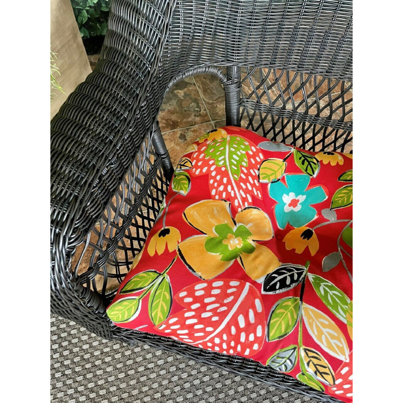 Coussin de siège d'extérieur Tempo, Coquelicot Mariposa