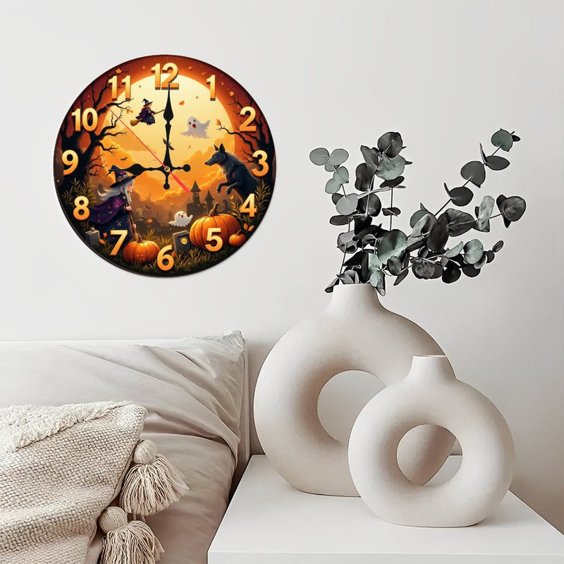 Horloge d'Halloween