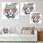 Adorable tête de tigre Lgb - art bohémien et éclectique sur toile-1716118190-1716118176