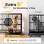 Cage pour chien 48 pouces pliable robuste pour grands chiens