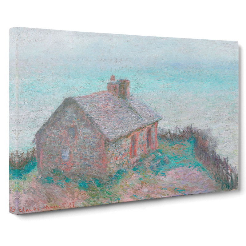 House At Varengeville by Claude Monet - Wrapped Canvas Painting, 35cm H x 50cm W x 3cm D