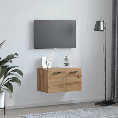 vidaXL Wall-Mounted Cabinet Wall-mounted Engineered Wood Storage Indoor Modern