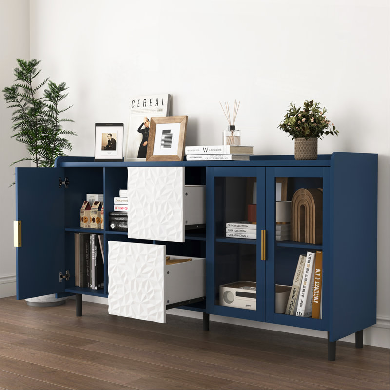 Armoire de rangement Modern, Bleu