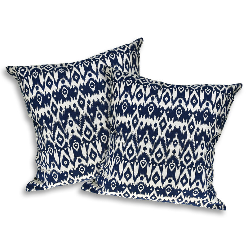  Housse de coussin décoratif en coton 18 po