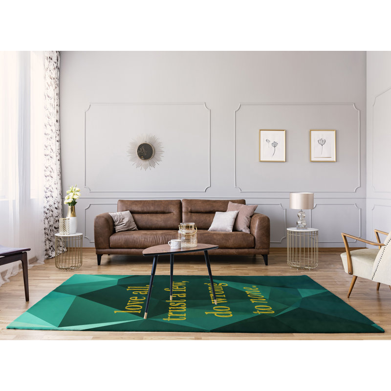 Tapis en simili-pierre-faux-mauvais guillemets, Rectangle 5 pi x 7 pi