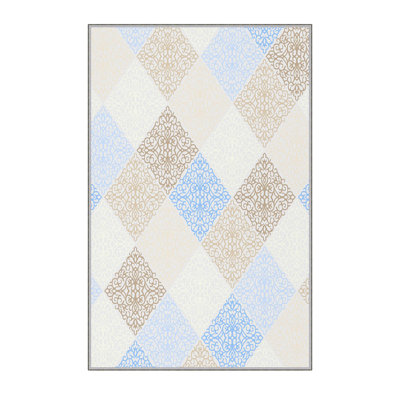 Premium 3D Digital Printed Carpet, 4.0 x 5.9 ft, 100% Polyester, Pile Height: 0.3 in, 650 g/m² | Antibacterial, Non-Slip Underside | Machine Washable, Ideal for Living Room, Bedroom, and Kids' Spaces
