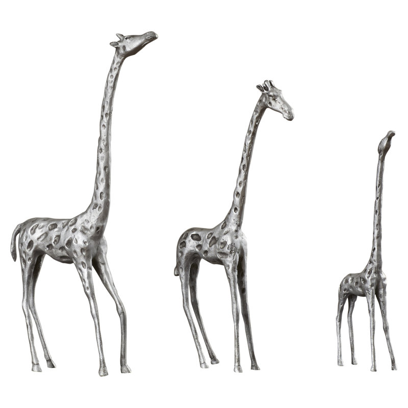 3 Piece Giraffe Family Figurine Set