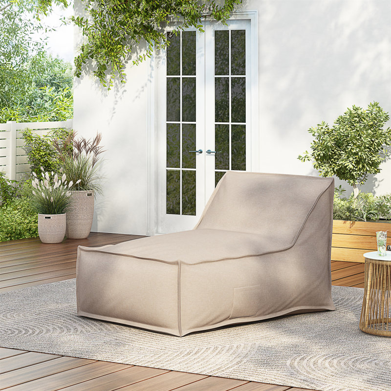 Fauteuil à billes Perry, Tissu beige