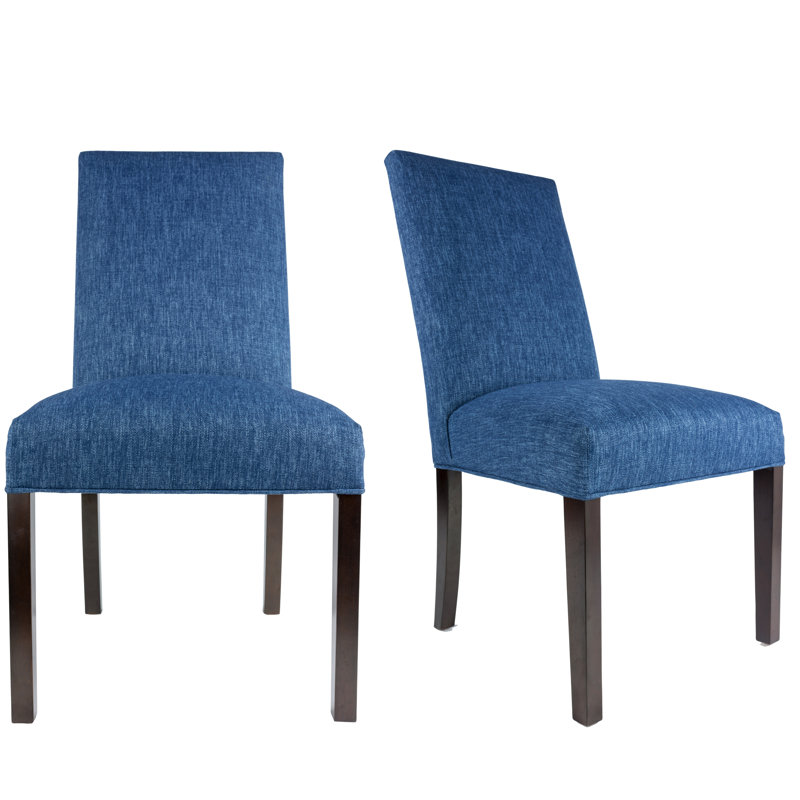 Chaise parsons Damos, Bleu denim