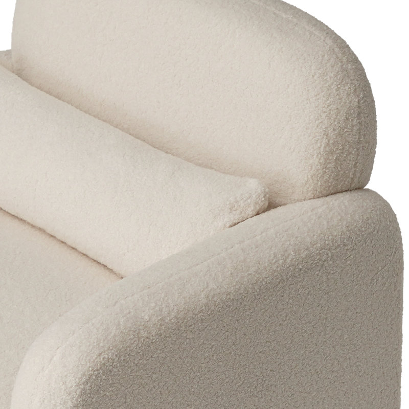 Fauteuil 33,5 po, Peluche beige