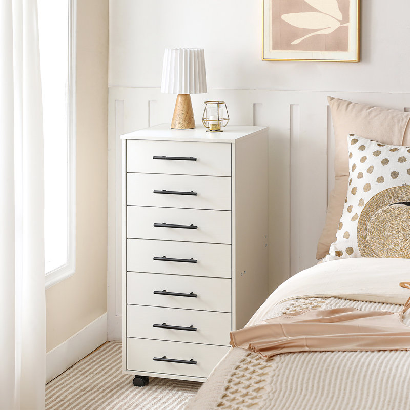 15.7'' Wide 7-drawer Mobile File Cabinet