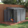 5 ft. W x 9 ft. D Metal Lear-To Storage Shed