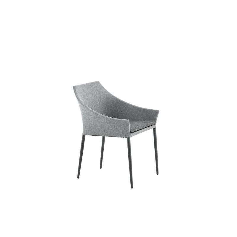 Pollocksville Patio Dining with Cushion, Black