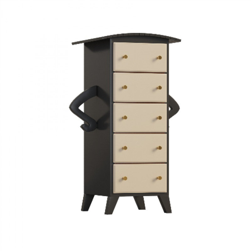 Armoire décorative pour robot, Noir, noir, noir, noir