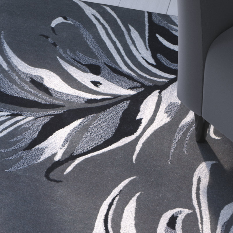 Tapis en laine touffeté à la main Mitton Alr-Allure, Rectangle 5 pi x 8 pi