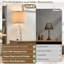 Ensemble de 2 lampes de table Tall Farmhouse Vintage