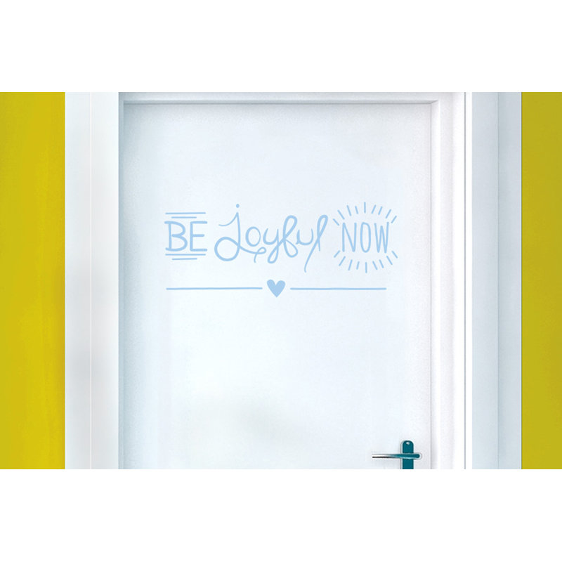 Non-Wall Damaging Wall Decal, Light Blue