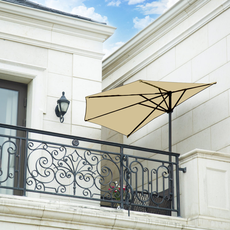 Parasol de marché 9 pi Nicholls, Beige