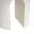 Kiyra Modern Organic MGO Outdoor Side Table with White Terrazzo Travertine-Look Finish