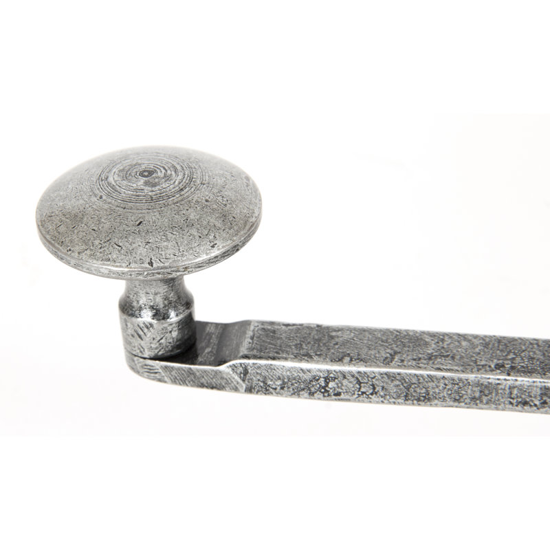 French Pewter Door Bolt, Pewter Patina, 43.5cm H x 4.7cm W x 7.2cm D