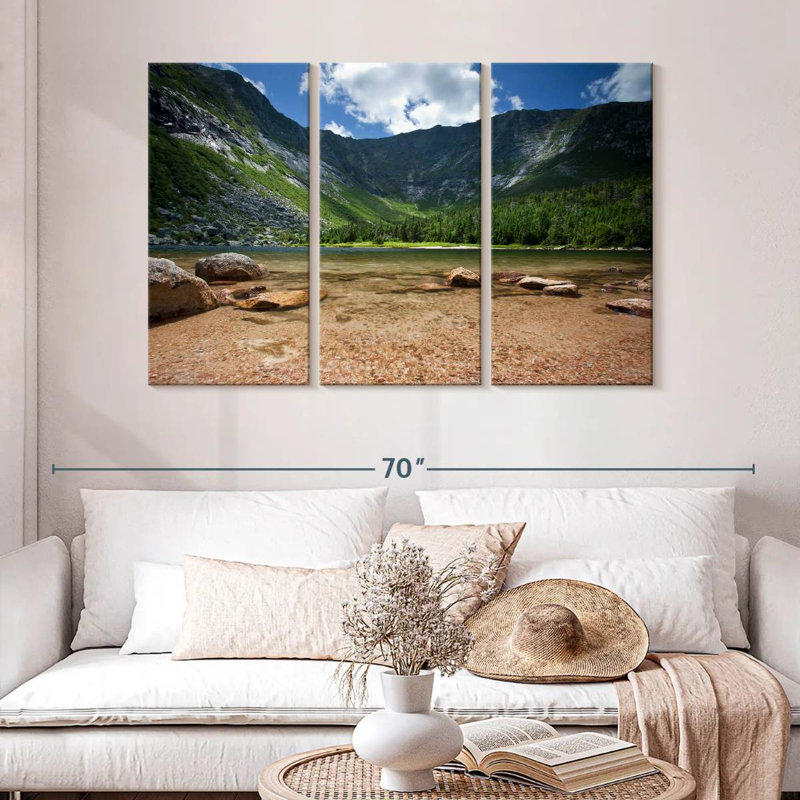 Tranquil Katahdin Mountain, 32" H x 50" W