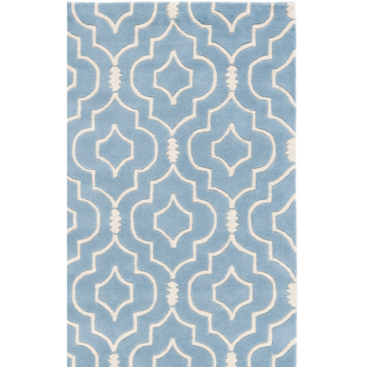Carolene Hand Tufted Wool Geometric Rug