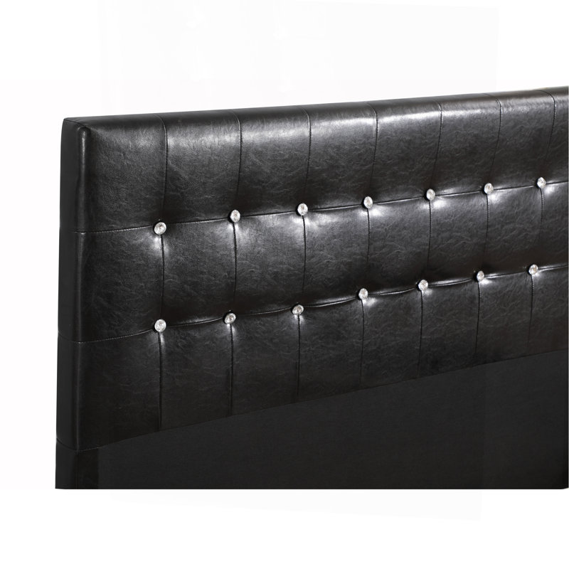 Stylish Transitional Black King Bed
