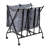 Metal Rolling Laundry Hamper
