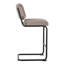 Lewter Upholstered Counter Stool with Metal Frame-1494319804