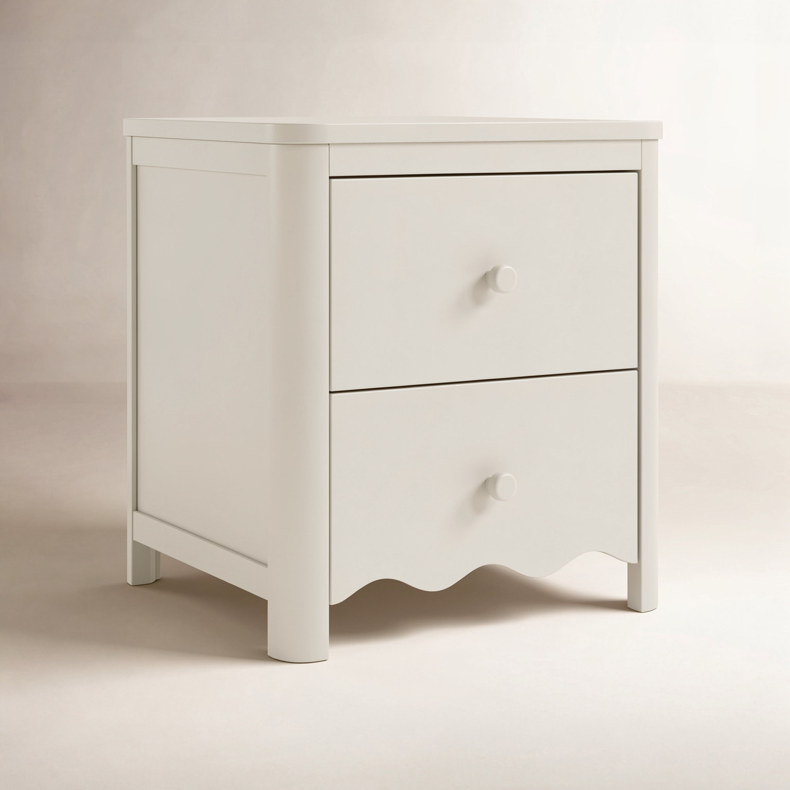 Casablanca Nightstand, Frosted Oat