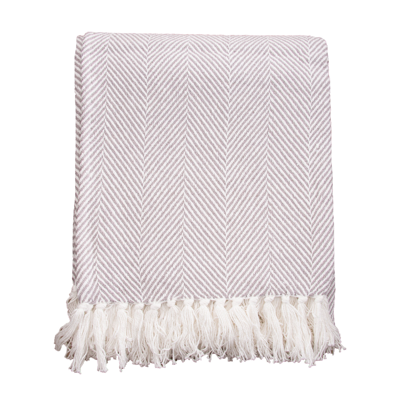 Lilith Fredericktown Cotton Throw, Cement