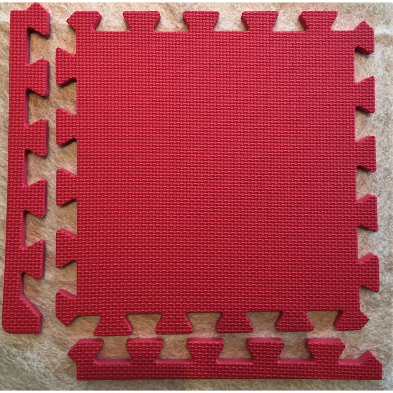 Dakota Fields Plastic Flooring Kit, 1.2cm H x 300cm W x 300cm D
