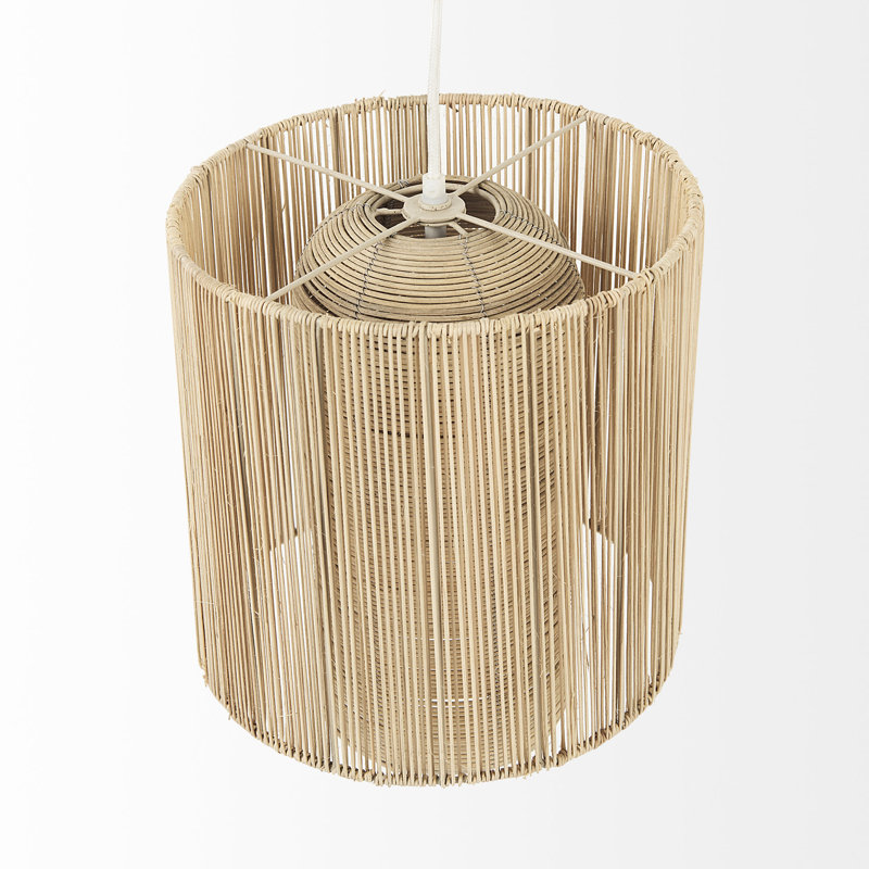 Agamemnon 1 - Light Brown,White Single Pendant
