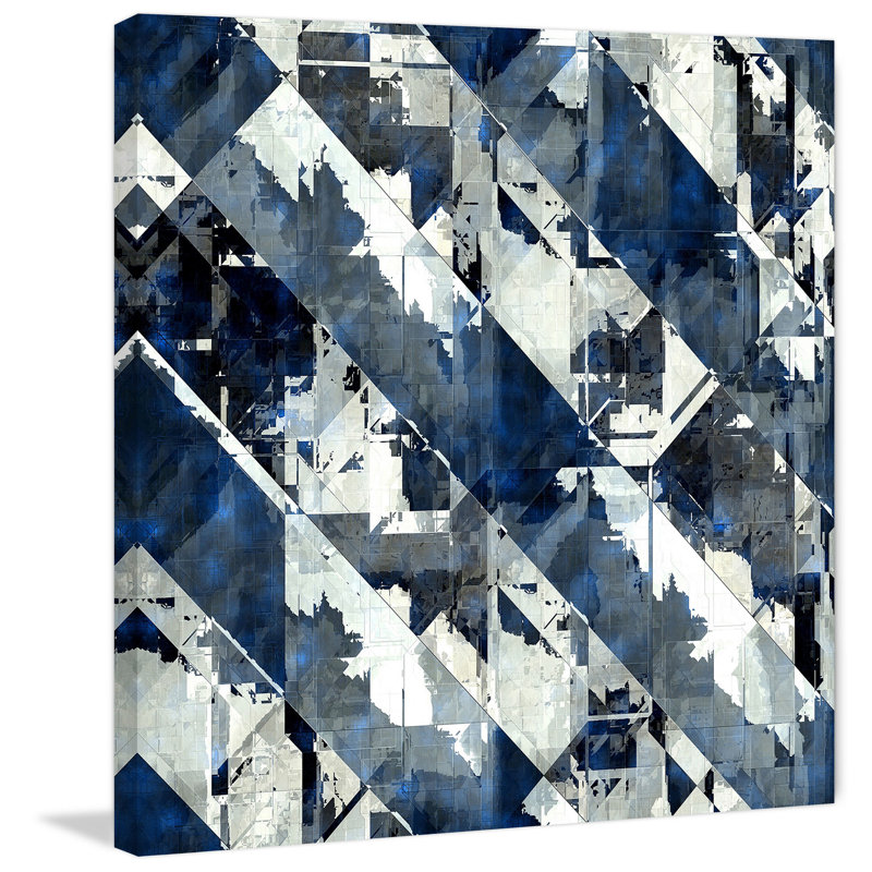 « formation d’eau », reproduction d’art sur toile tendue, H 18 po x l 18 po x P 1,5 po