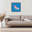 Cadre flottant bleu Koi-2028764638-2028764641