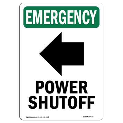 OSHA Emergency Sign