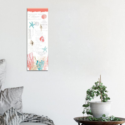 Coral Cove by Kimberly Allen - Wrapped Canvas Panoramic Painting