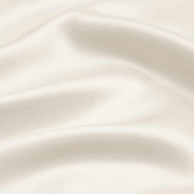 Taie d'oreiller luxueuse 100% soie de couleur mûre avec fermeture à glissière - 19 pièces, Blanc, Taie d'oreiller très grande