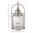 Payson 1-Light Brushed Nickel Mini Pendant Light