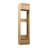 Natural Oak 19.5" Floor-Mounted Closet Section with Shaker Doors, 1 Clothing Rod, 1 Shelf & 1 Reveal Drawer-137943086-137943090