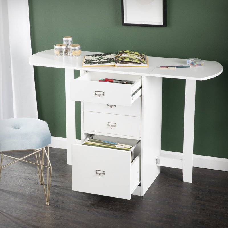 Armoire de rangement d'artisanat 48 po x 15,75 po, Blanc