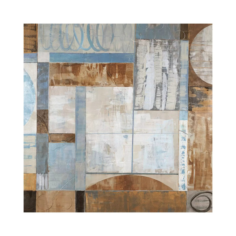 Intersection by Liz Jardine - Wrapped Canvas Painting, 30.48 cm H x 30.48 cm W