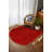 Susan Red Oriental Machine Printed Cotton Polyester Area Rug-1676913992