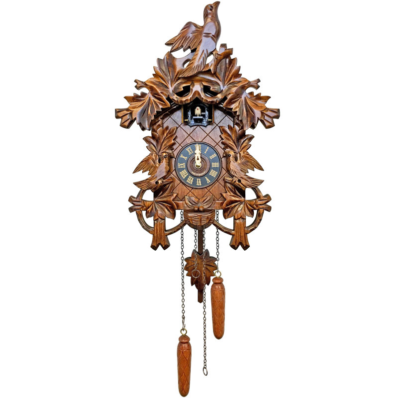 Mcelhaney Wood Wall Clock