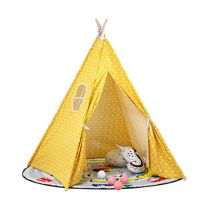 Aaheli Sol 27 Outdoor 120cm W x 120cm D Indoor Fabric Triangular Play Tent