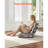 Floor Chair, 14 Adjustable Positions Folding Floor Gaming Chair with Back Support, Sturdy Metal Frame with Recycled Foam and Coral Fleece Surface, Multifunctional for Reading, Relaxing, Gray-1008143445