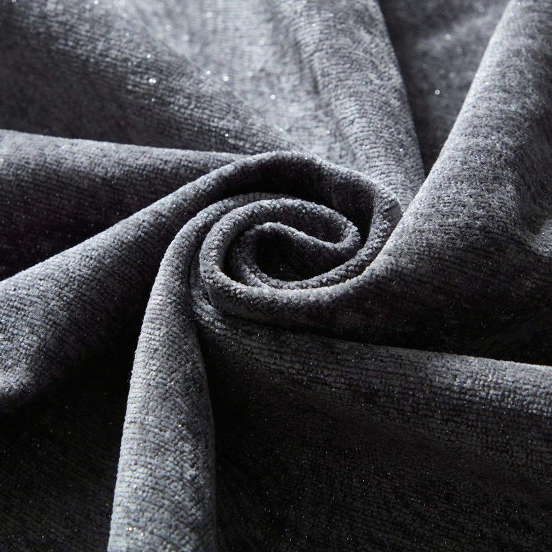Chenille canapé modulaire bricolage touffeté coussins antidérapants, Gris